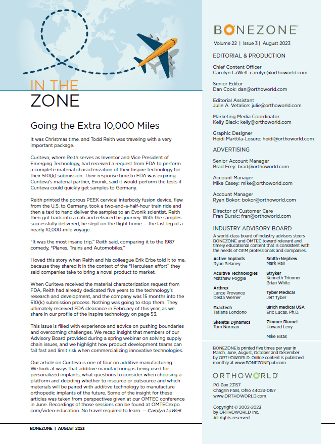 Going the Extra 10,000 Miles - Bonezone, Carolyn LaWell