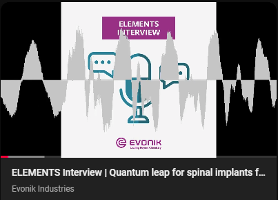 ELEMENTS Interview: Quantum leap for spinal implants from the 3D printer